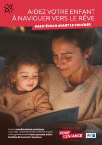 Campagne de prévention de la fondation pour l'enfance : pas d'écran le soir pour les enfants et les adolescents