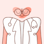 Illustration d'un médecin pédiatre par l'application Heloa