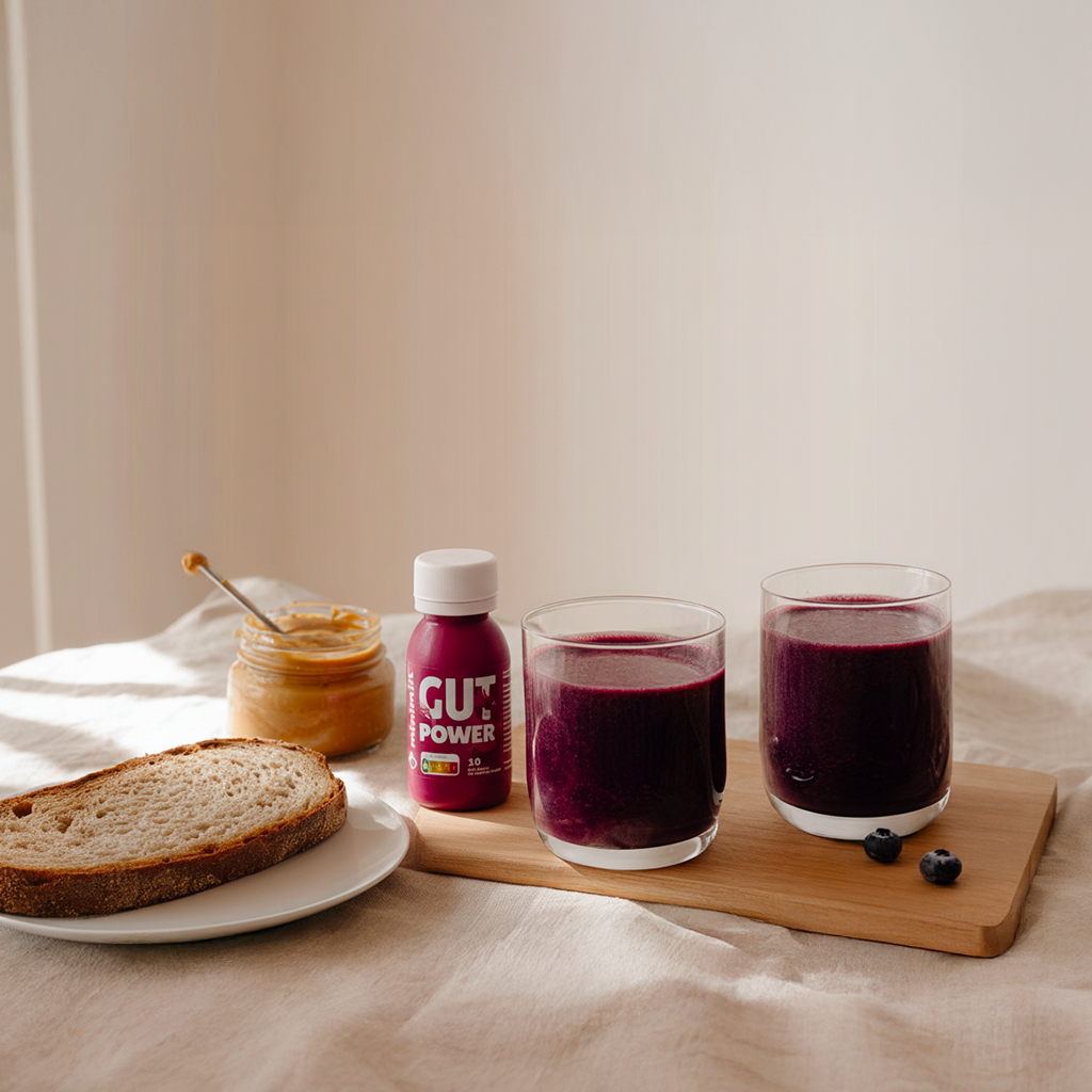 minimiil, La boisson probiotique — Des ingrédients bio, simples, et choisis pour leur efficacité nutritionnelle. Goût cassis-myrtille, 100 % végétal, riche en fibre,des fibres, du calcium, des vitamines pour nourrir le corps et régaler les papilles.