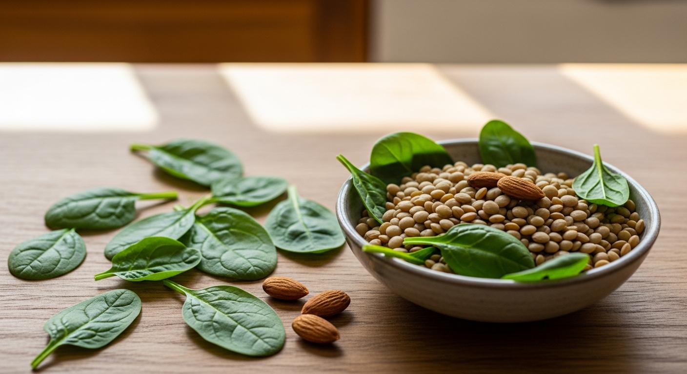 Assortiment d aliments riches en fer pour prévenir l anémie grossesse