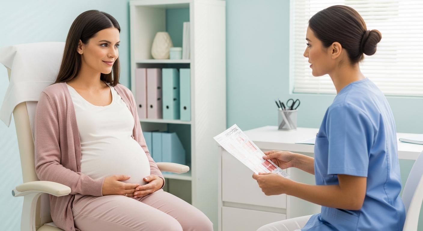 Reassuring medical consultation for high-risk pregnancy monitoring